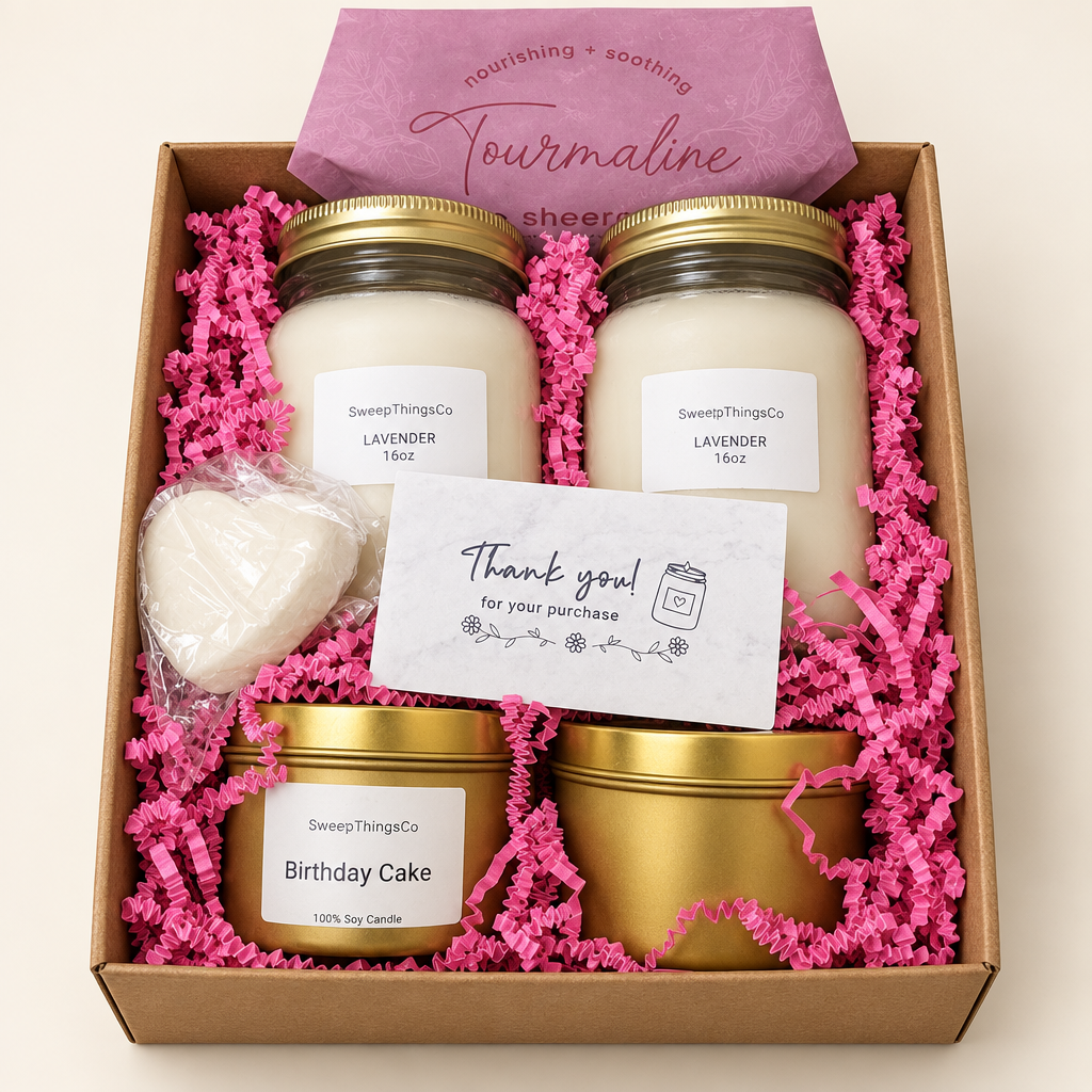 Polished Soy Candle Bundle Box product photo