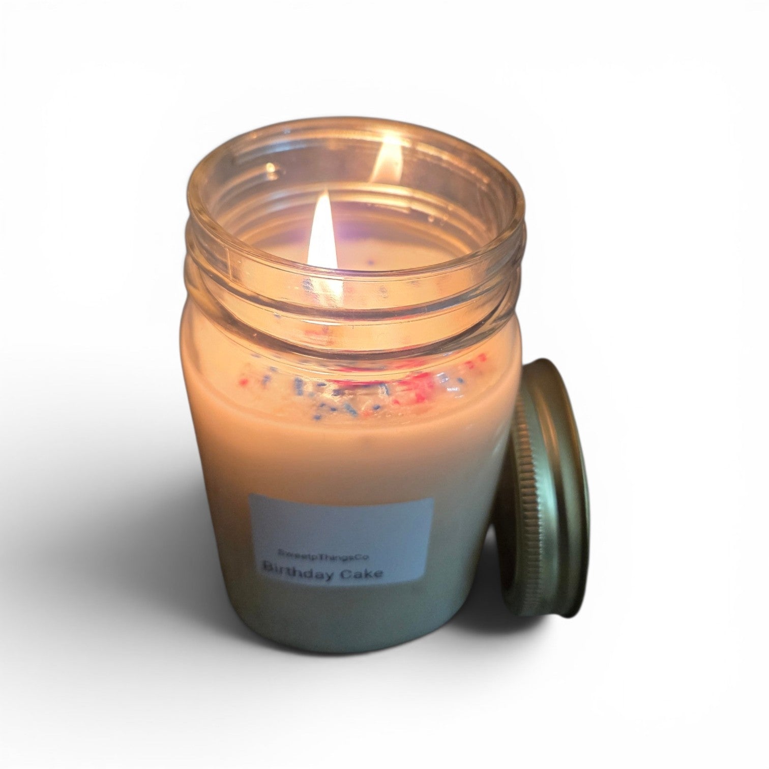 16oz Birthday Cake Soy Candle (1-lb) Glass Jar