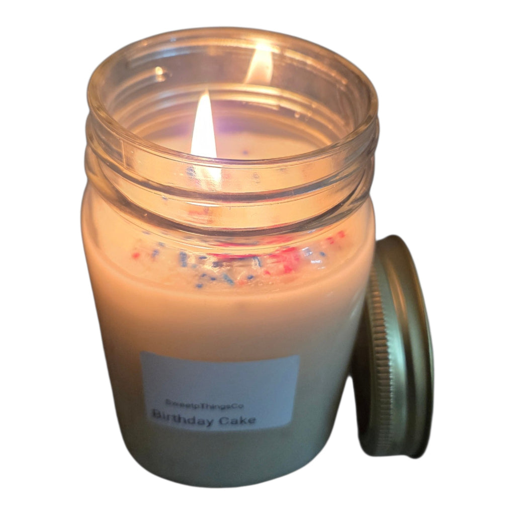 16oz Birthday Cake Soy Candle (1-lb) Glass Jar